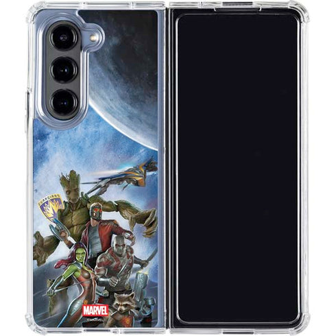 Marvel Guardians of the Galaxy Galactic Mission Galaxy Z Fold5 5G Clear Case